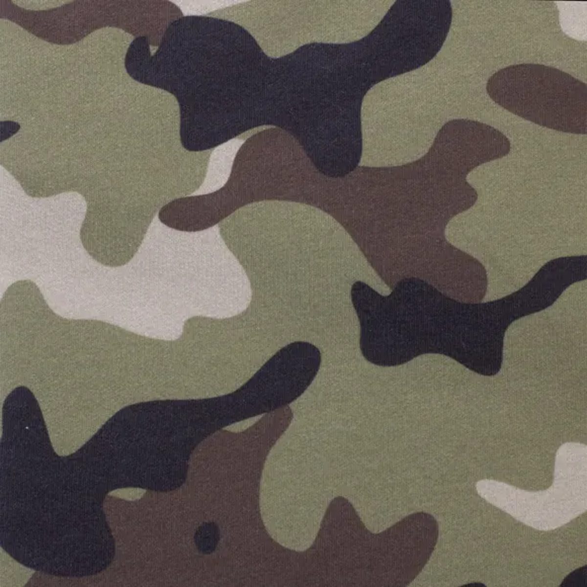 Algodón Perchado Camuflado