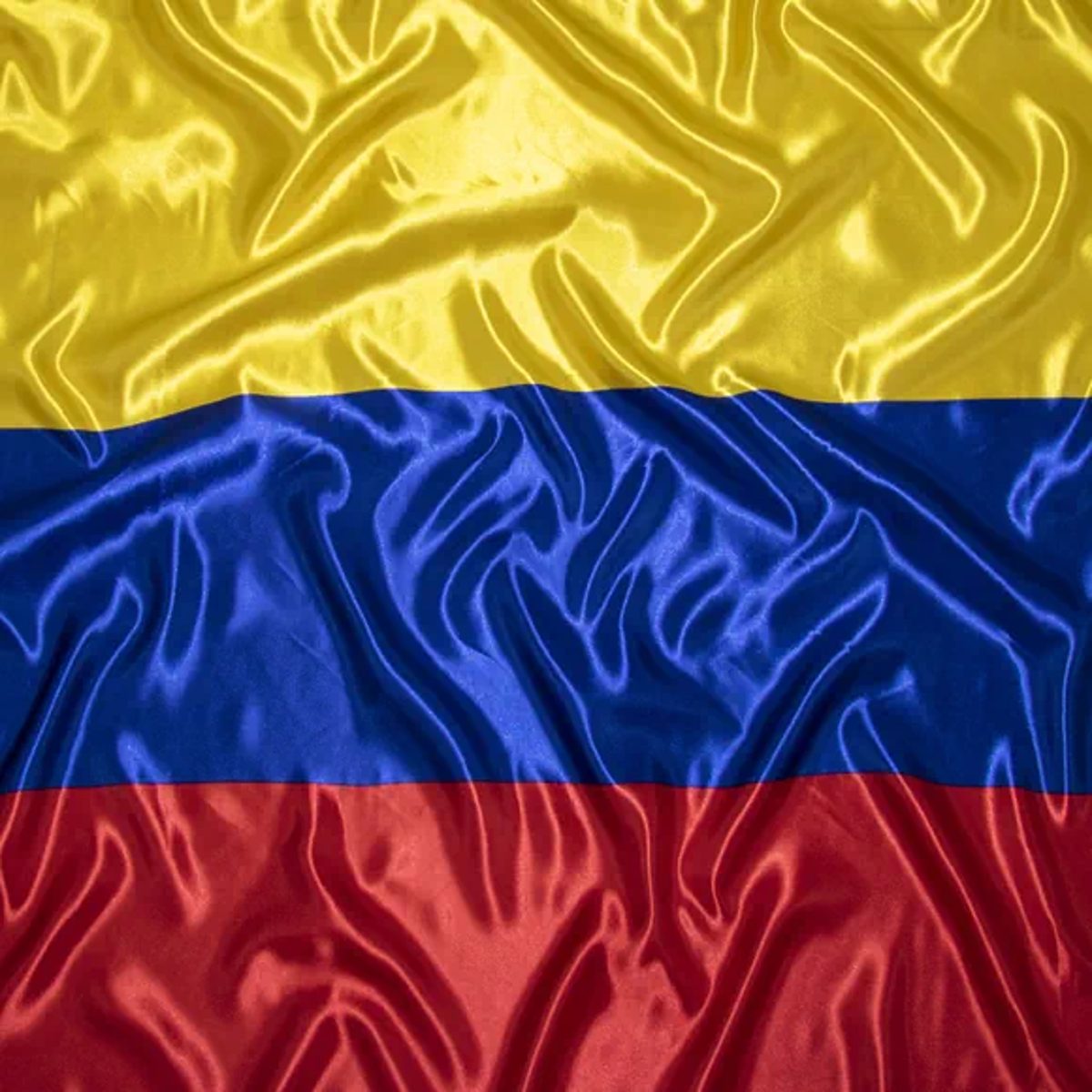 Satín Bandera Colombia