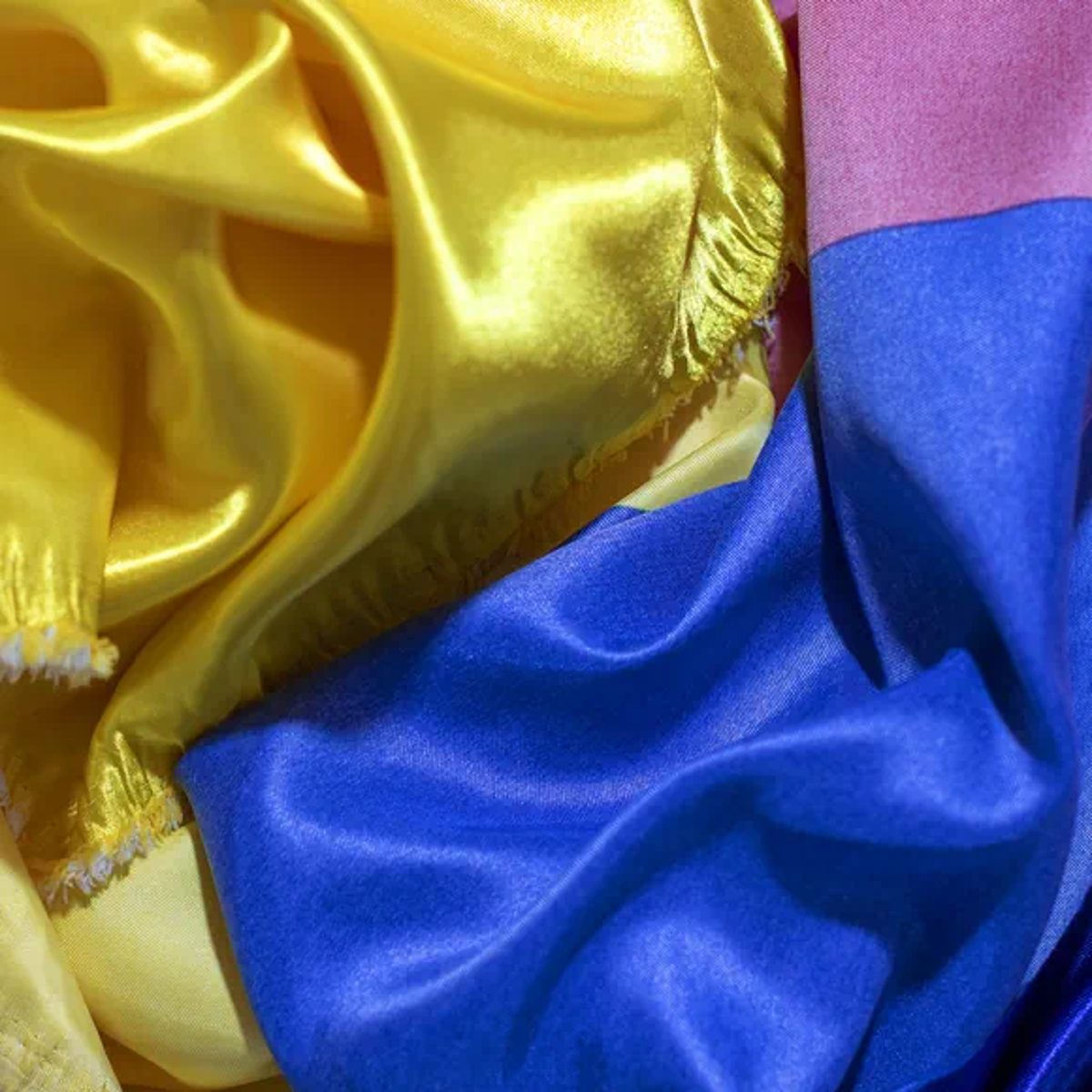 Satín Bandera Colombia