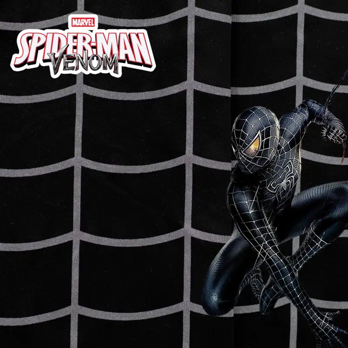 Tela Disfraz Spiderman Negro (Venom)