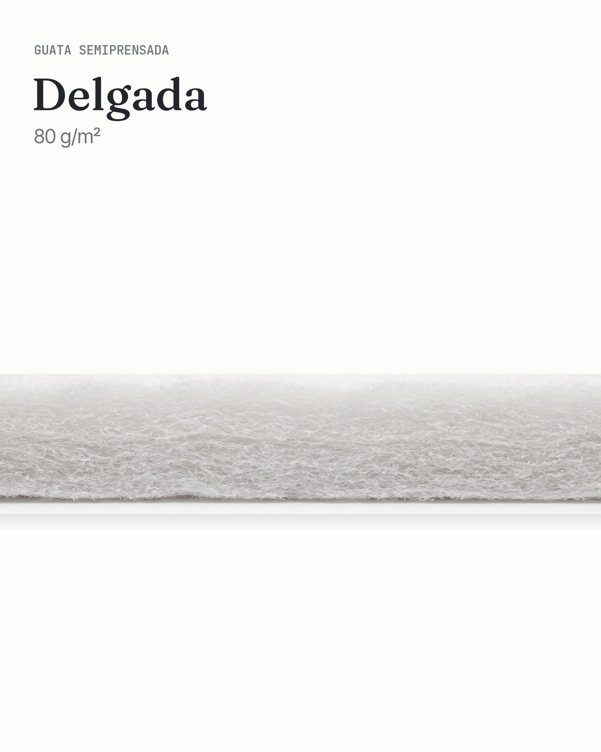 Perfil de la Guata Semiprensada, variación delgada