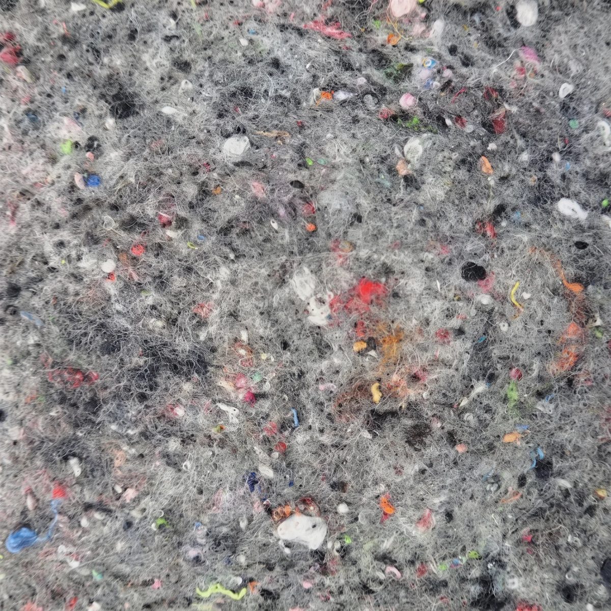 Tela cobija para embalaje multicolor: superficie plana del fieltro reciclado