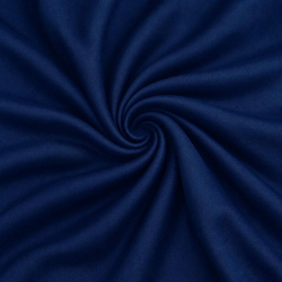 Rayón de bambú azul oscuro dispuesto en remolino.