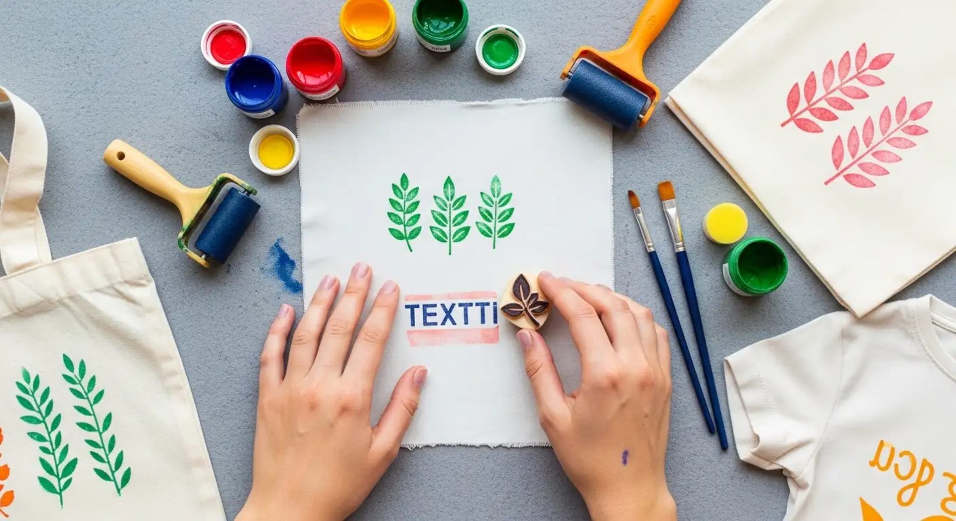 Cómo Estampar Tela en Casa: 3 Técnicas Fáciles ¡Personaliza tus Diseños!
