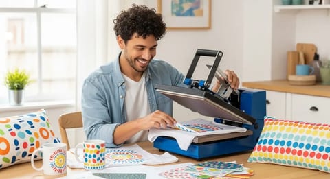 7 Ideas Brillantes para Emprender con Sublimación Desde Casa en 2026