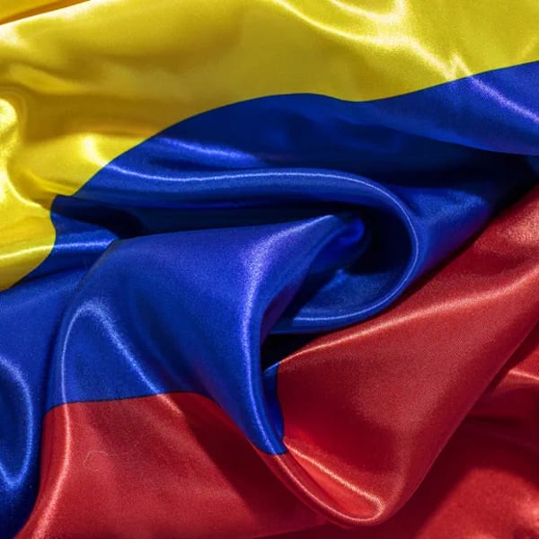 Satín Bandera Colombia