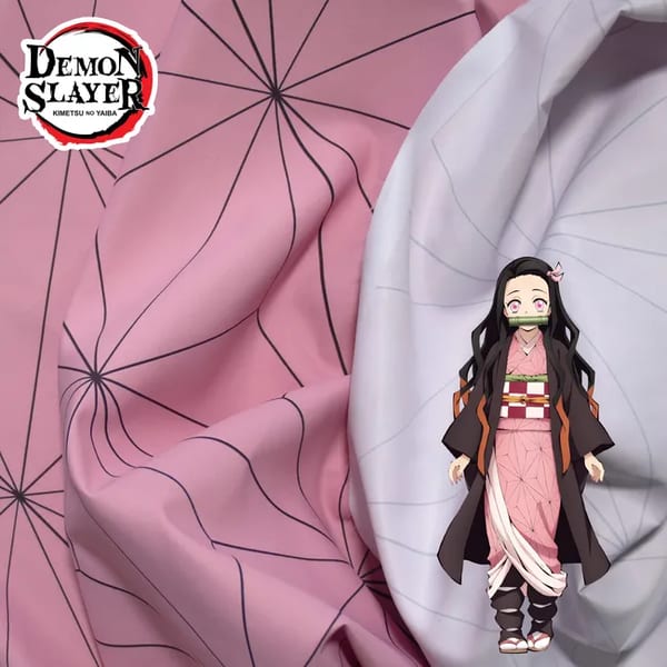 Tela Kimono Disfraz Nezuko Kamado | Kimetsu No Yaiba