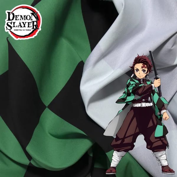 Tela Kimono Disfraz Tanjiro Kamado | Kimetsu No Yaiba