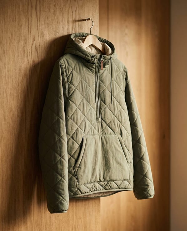 Anorak técnico confeccionada con acolchado Textti