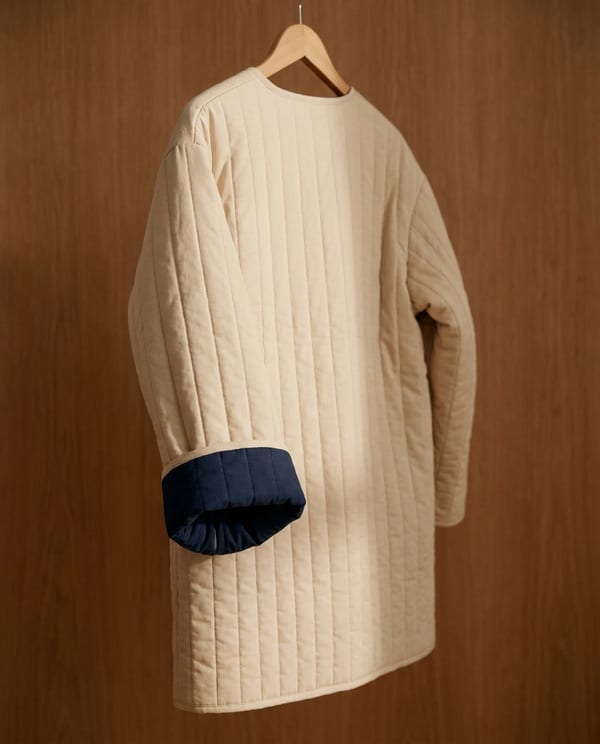 Reversible doble faz confeccionada con acolchado Textti