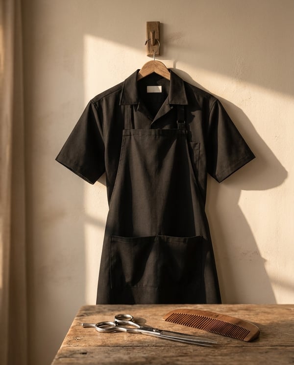 Telas para uniformes de barbería