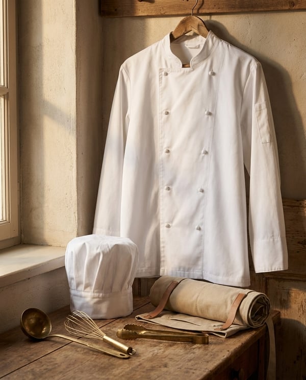 Telas para uniformes de chefs y cocineros