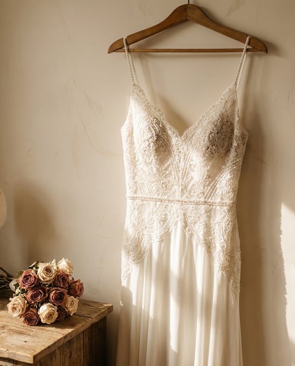 Telas para vestidos de novia